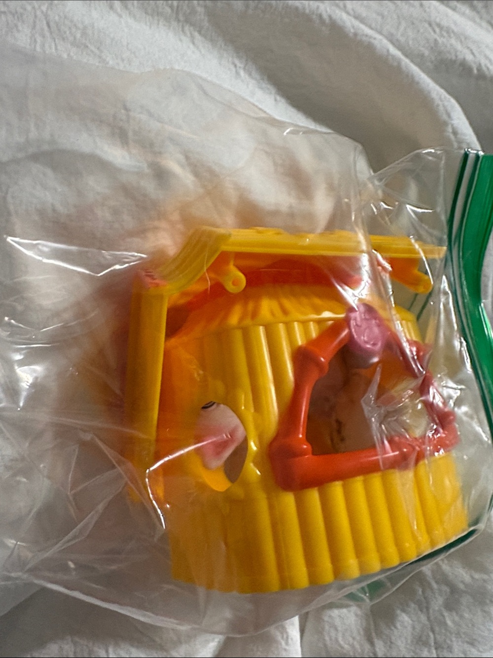 Yellow Plastic Playhouse Toy with Pink Accents - Kids Toys